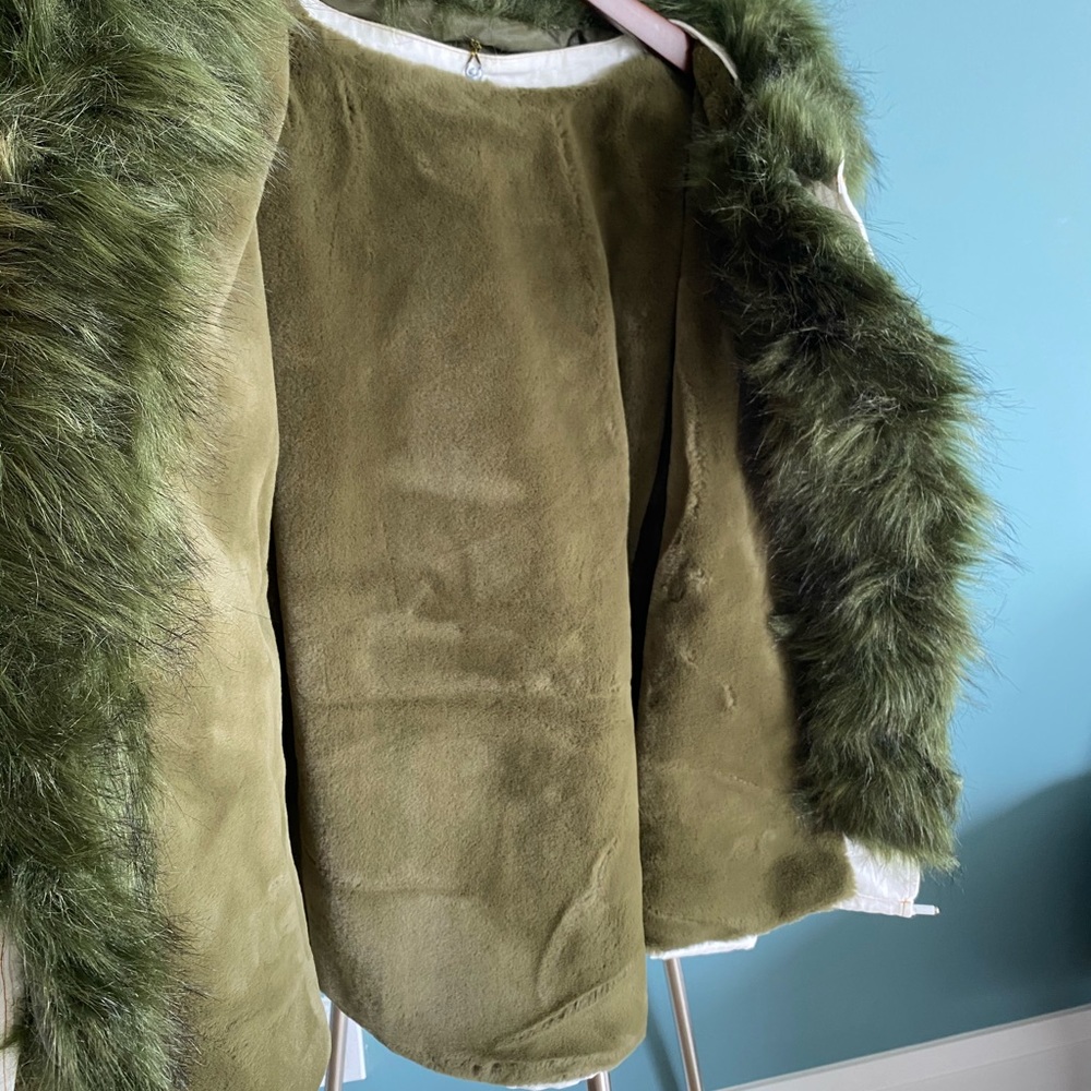 Oversized faux fur parka jacket - Picture 11 of 13